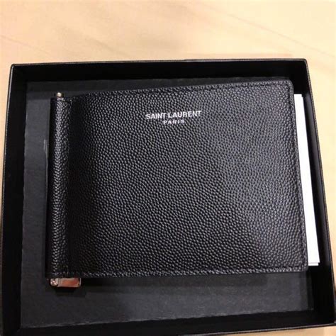 ysl pineapple moneyclip wallet|YSL wallets.